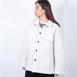 GIRLS OF DUSTWorker Shirt Boiled Wool Ecru (sz 1)